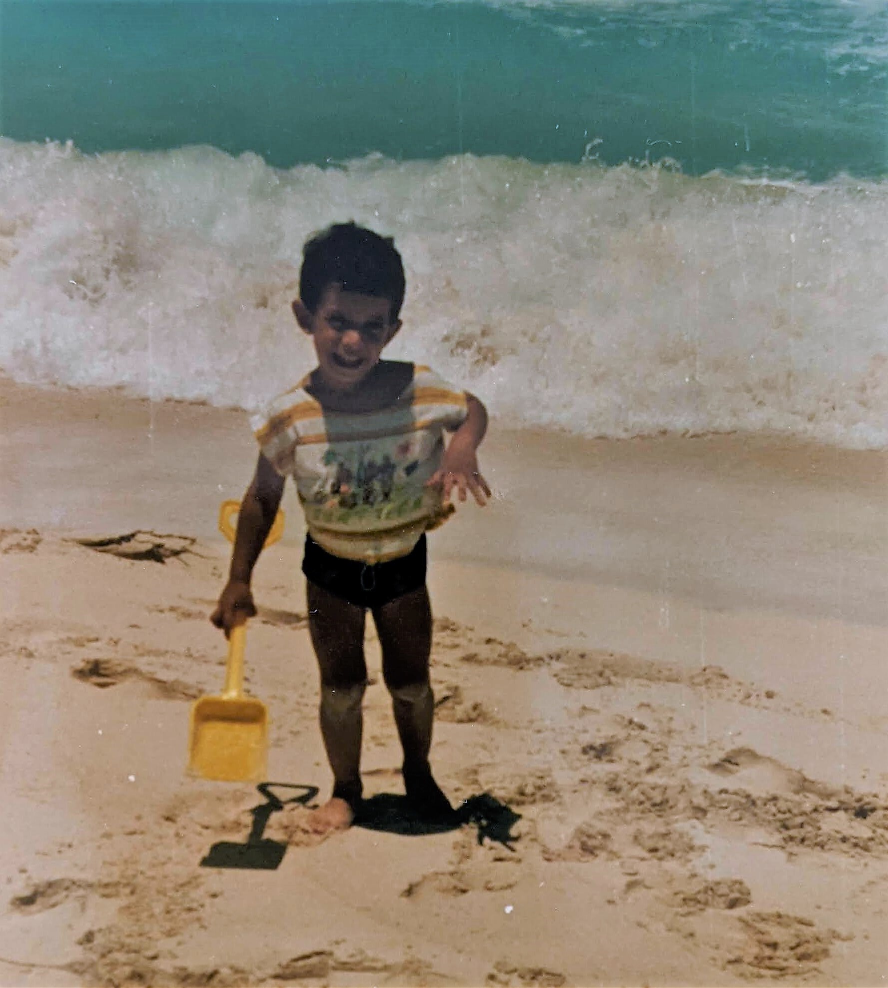 Happy at the beach